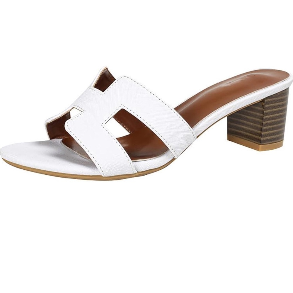 Brand new H heeled sandal - Size 8